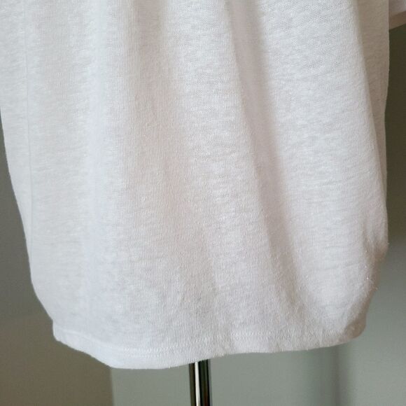 Gap White Lace Linen Blend Tunic Top XS - Picture 4 of 16